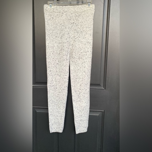 Zara Black Speckled Light Gray Sweater Knit pants Women’s, stretch - Picture 4 of 10
